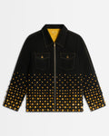 GOLDEN EMBELLISHED JACKET IN SELVEDGE DENIM