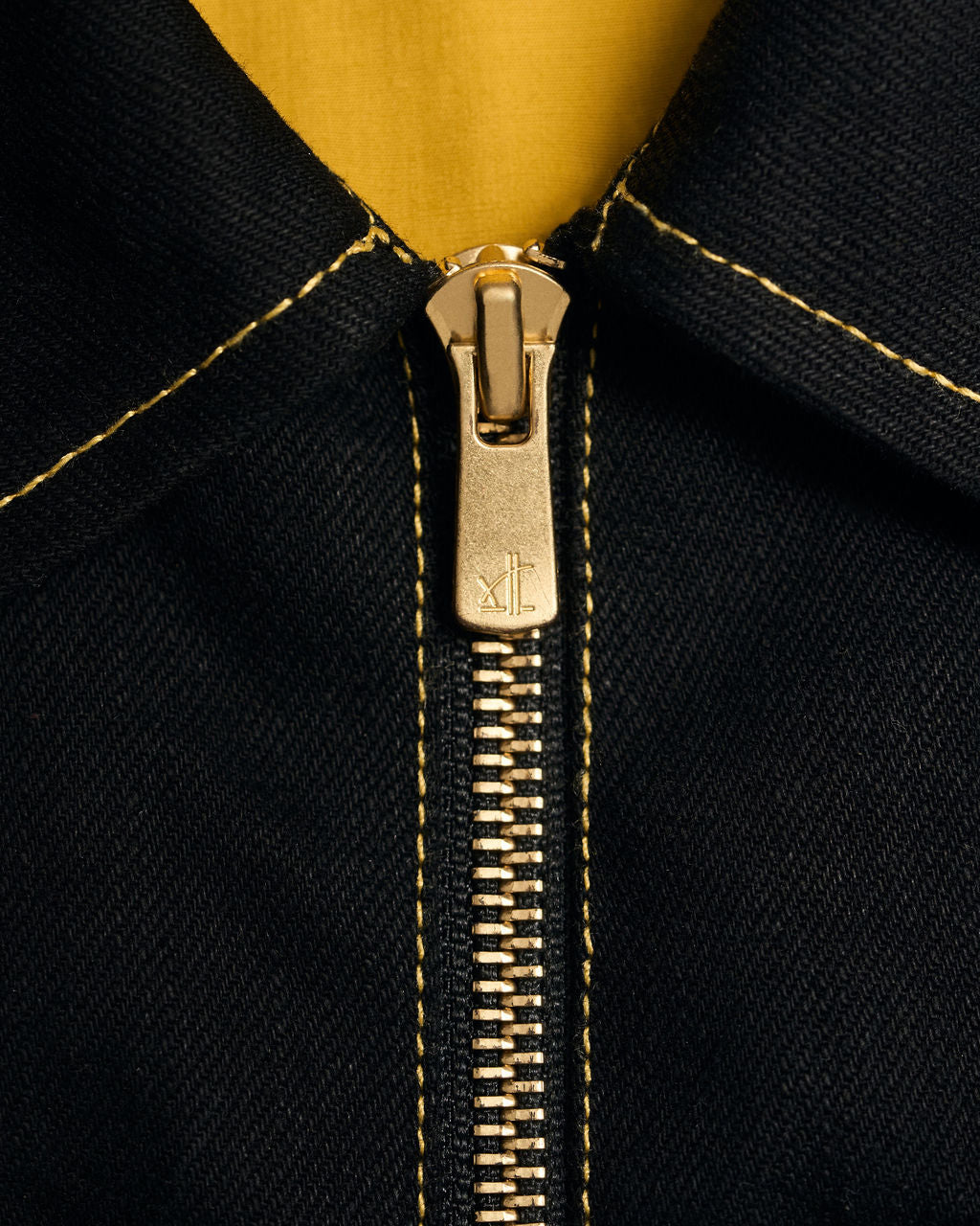 GOLDEN EMBELLISHED JACKET IN SELVEDGE DENIM
