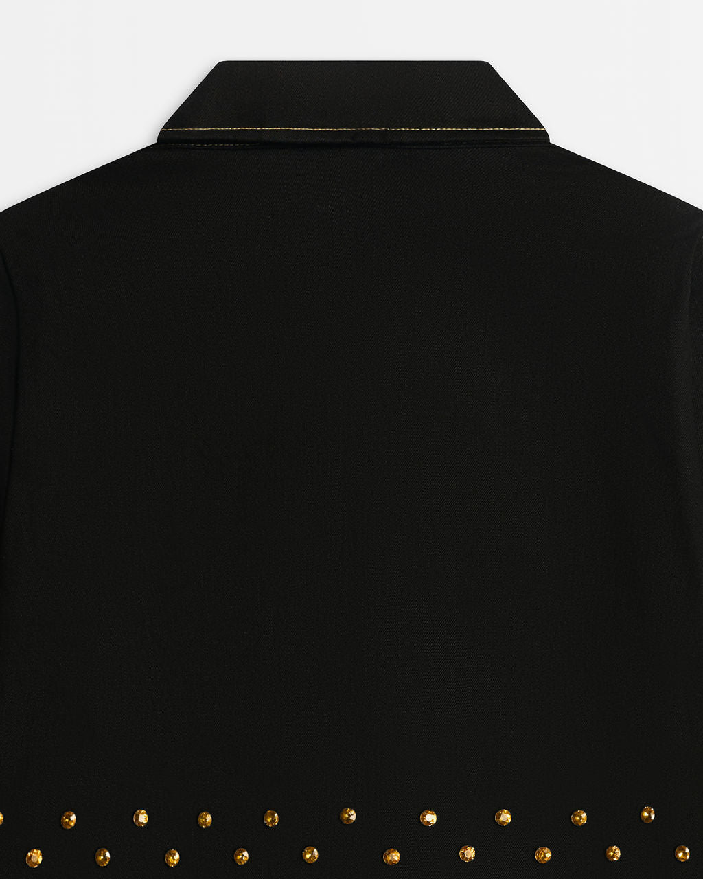 GOLDEN EMBELLISHED JACKET IN SELVEDGE DENIM