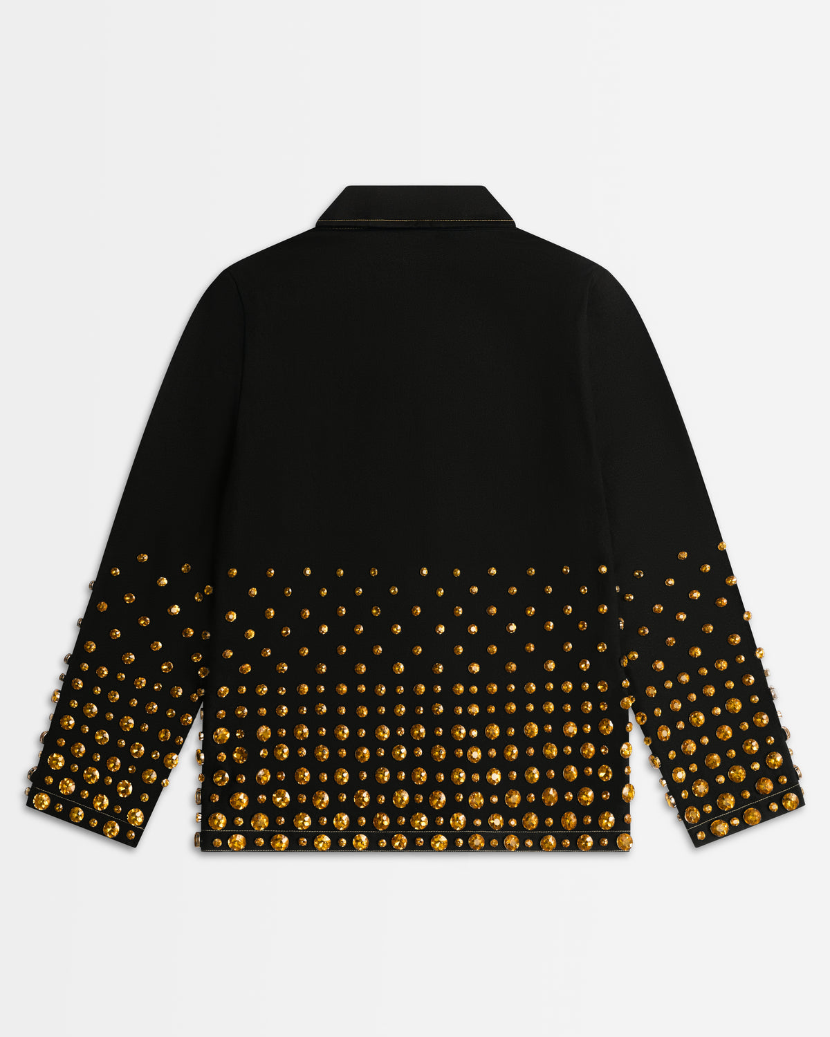 GOLDEN EMBELLISHED JACKET IN SELVEDGE DENIM